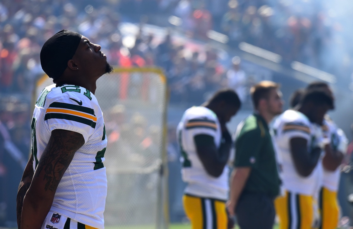 Green Bay Packers safety Ha Ha Clinton-Dix by Mike DiNovo—USA TODAY Sports.