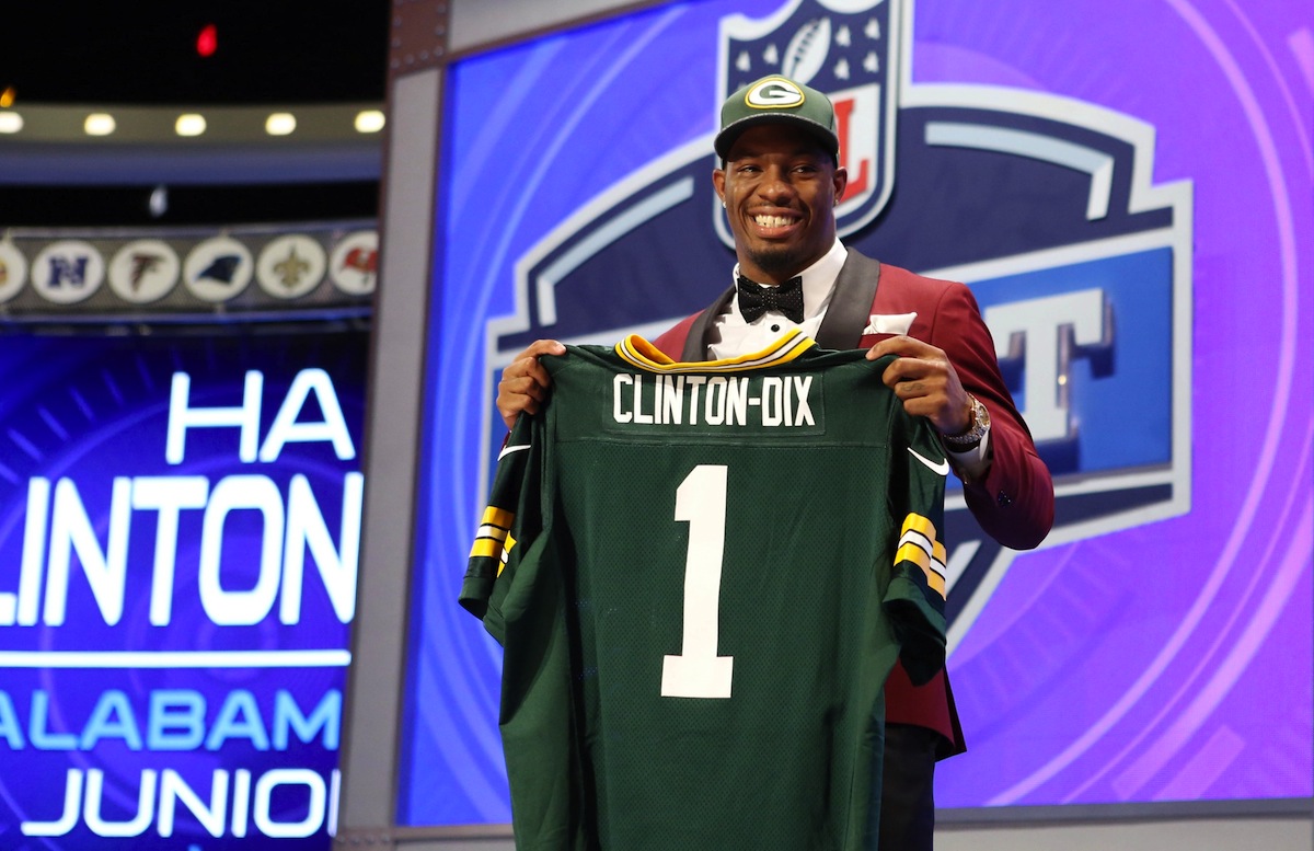 Green Bay Packers safety Ha Ha Clinton-Dix by Adam Hunger—USA TODAY Sports.