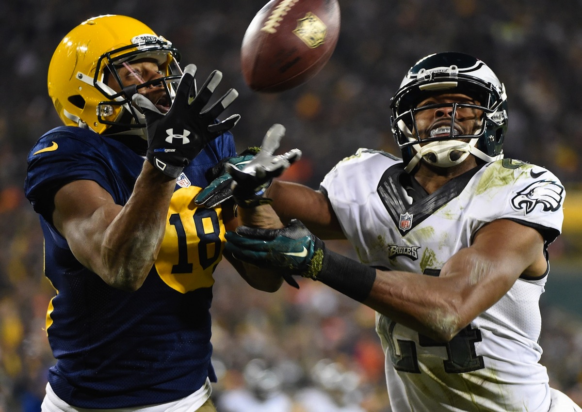 Green Bay Packers wide receiver Randall Cobb by Benny Sieu—USA TODAY Sports.