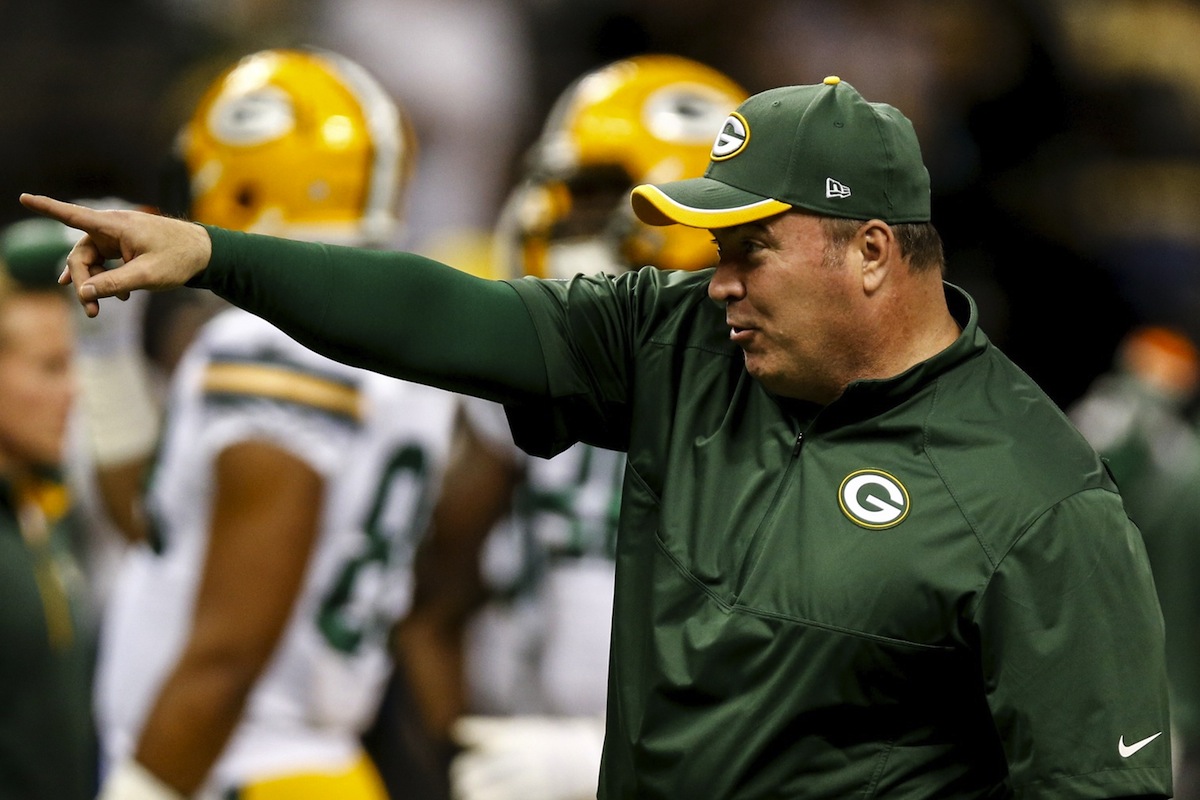 Green Bay Packers head coach Mike McCarthy by Derick E. Hingle—USA TODAY Sports.